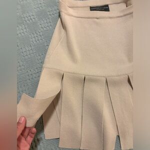 AV lambs wool stretchy fringe winter skirt